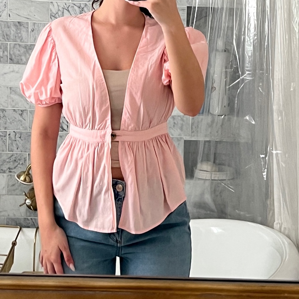DESIGNER Mara Hoffman short sleeve top